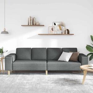 Nowoczesna sofa w ciemnoszarym kolorze z ergonomicznymi podÅokietnikami i brÄ zowymi nogami, idealna do eleganckich wnÄtrz