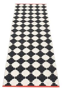 Czarno-biały chodnik odpowiedni na zewnątrz 70x225 cm Marre Black Coral – Pappelina