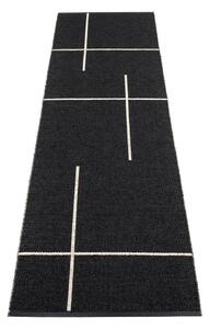 Czarny chodnik odpowiedni na zewnątrz 70x270 cm Fred Black – Pappelina