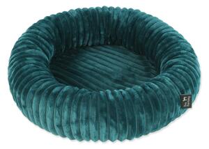 Ciemnozielone legowisko dla psów ø 50 cm Dog Fantasy Stripe – Plaček Pet Products