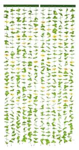 Żółto-zielona zasłona na drzwi 90x190 cm Sunflowers – Maximex