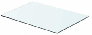 Półki, 2 szt., panel z przezroczystego szkła, 50 x 30 cm
