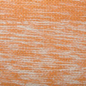 Puf pomarańczowy bawełniany 40 x 40 cm kwadratowy ombre wypełnienie EPS Hirri Beliani