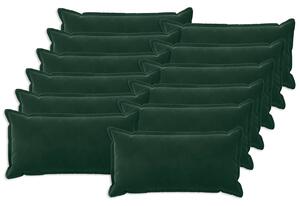 Poszewka na poduszkę 12 pcs HOUTEN Ciemnozielony 40 x 80 cm