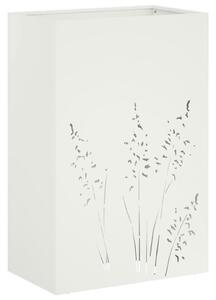 Doniczka ogrodowa Biały 50 x 30 x 75 cm Stal zimnogięta