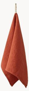 Ręcznie wykonany ręcznik kuchenny z lnu Baked Clay