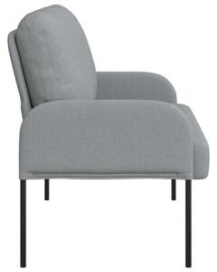Nowoczesna sofa w minimalistycznym stylu jasnoszara