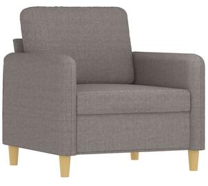 Fotel, taupe, 60 cm, obity tkaninÄ