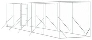 Kojec zewnętrzny dla psa, 2x10x2 m, stal galwanizowana
