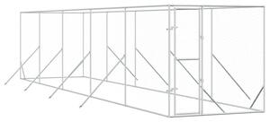 Kojec zewnętrzny dla psa, 2x10x2 m, stal galwanizowana