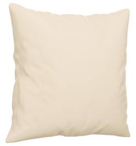 Sofa 2-osobowa z poduszkami, beÅ¼owa, 140 cm, mikrofibra