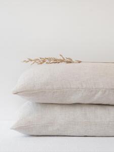 Poszewka na poduszkę z lnu Natural Stripes