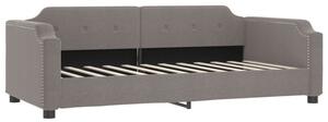 Sofa z funkcją spania, kolor taupe, 90x200 cm, obita tkaniną