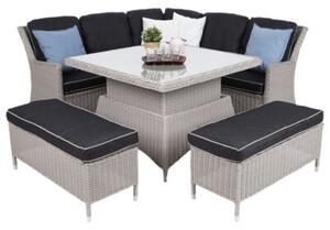 Zestaw mebli ogrodowych HOME & GARDEN Termoli 905827 Szary