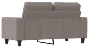 Sofa 2-osobowa, kolor taupe, 120 cm, tapicerowana tkaninÄ
