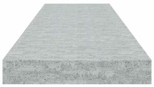 Półka ścienna, szarość betonu, 80x23,5x3,8 cm, mdf