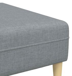 Nowoczesna sofa 4-osobowa w jasnoszarym kolorze z poduszkami sprÄÅ¼ynowymi i oddychajÄ cÄ tkaninÄ