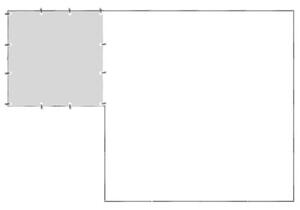 Kojec dla psa, czarny, 6,05 m², stalowy