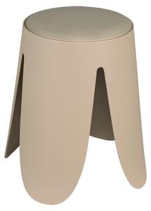 Taboret łazienkowy WENKO, model Comiso, beżowy matowy, nośność do 180 kg
