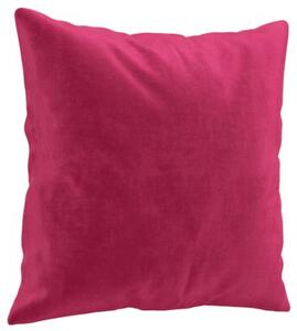 Sofa 2-osobowa z poduszkami, winna czerwieÅ, 140 cm, aksamit