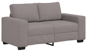 Sofa 2-osobowa taupe 160x77x82 cm tkanina