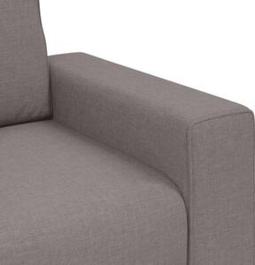 Sofa fotel taupe 100x77x82 cm tkanina