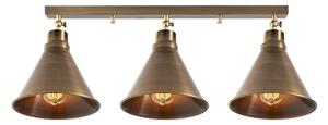 Lampa sufitowa w kolorze brązu z metalowym kloszem ø 20 cm Tramino – Opviq lights