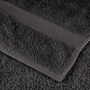 Ręczniki premium, solund, 25 szt., antracytowe, 80x200 cm, 600 g/m²