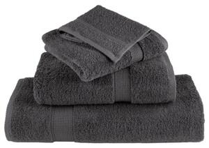 Ręczniki premium, solund, 10 szt., antracytowe, 70x140 cm, 600 g/m²