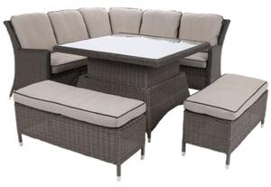 Zestaw mebli ogrodowych HOME & GARDEN Termoli 330205 Brązowy
