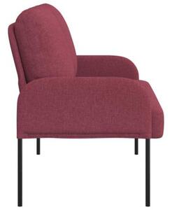 Nowoczesna sofa w kolorze czerwonego wina z minimalistycznym stylem