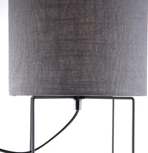 Moderne tafellamp grijs - Hina Oswietlenie wewnetrzne