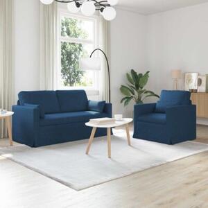 ModuÅowa sofa nowoczesna w kolorze niebieskim z ergonomicznym wsparciem