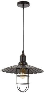LAMPA WISZĄCA KINKIET LOFTOWY CZARNY LATARO W1
