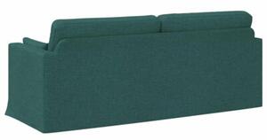 Nowoczesna sofa moduÅowa w ciemnej zieleni z metalowÄ ramÄ