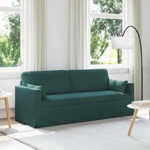 Nowoczesna sofa moduÅowa w ciemnej zieleni z metalowÄ ramÄ