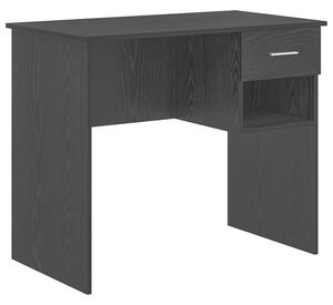 Biurko czarny dÄ b 90 x 49 x 75 cm materiaÅ drewnopochodny