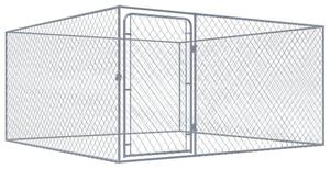 Kojec dla psa z galwanizowanej stali, 2 x 2 x 1 m