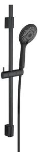 Czarny zestaw prysznicowy ze stali nierdzewnej 70 cm Water Saving – Wenko