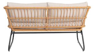 Sofa ogrodowa ze sztucznego rattanu Bonami Essentials Vistdal
