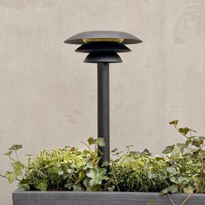 Dyberg Larsen Lampa słoneczna DL25 z grotem ziemnym, czarna, 3000 K, czarny, metal, skandynawski