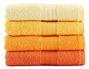 Zestaw 4 ręczników Foutastic Daisy, 70x140 cm
