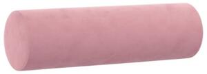 Sofa 3-osobowa z poduszkami, rÃ³Å¼owa, 180 cm, aksamit