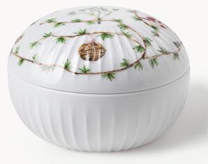 Ręcznie wykonana miseczka z pokrywką z porcelany Hammershøi