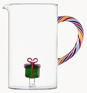 Ręcznie wykonany dzbanek ze szkła borokrzemowego Nutcracker