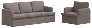 ModuÅowa sofa w kolorze ciemnoszarym z ergonomicznym designem i trwaÅÄ konstrukcjÄ