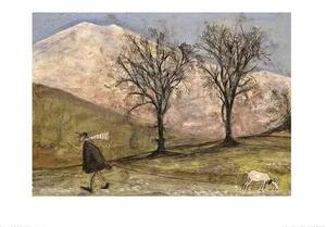Druk artystyczny Sam Toft - Walking with Mansfield, Sam Toft, (40 x 30 cm)