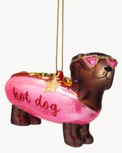 Bombka ze szkła dmuchanego Hotdog Dachshund