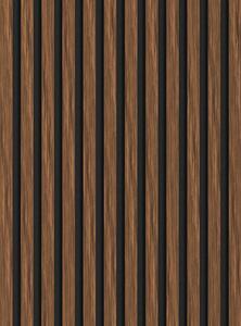 Mexen Lam-F lamele ścienne akustyczne 275 x 30 cm, filc 8 mm, fornir techniczny, Mahoń Rubinowy - S105-275307-3015-013