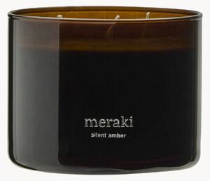 Świeca zapachowa z trzema knotami Silent Amber (tytoń)